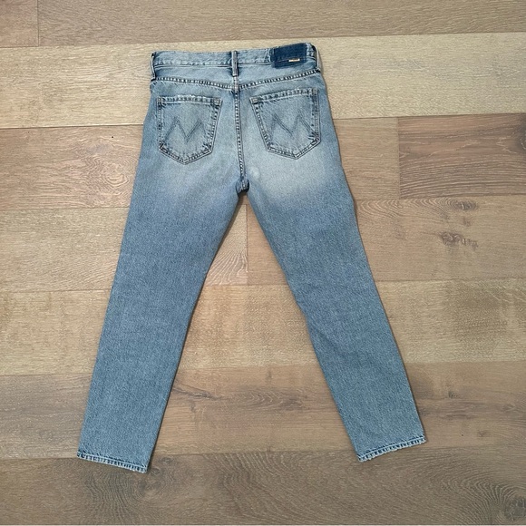 MOTHER Denim Blue Ankle Crop Jeans - Picture 3 of 12